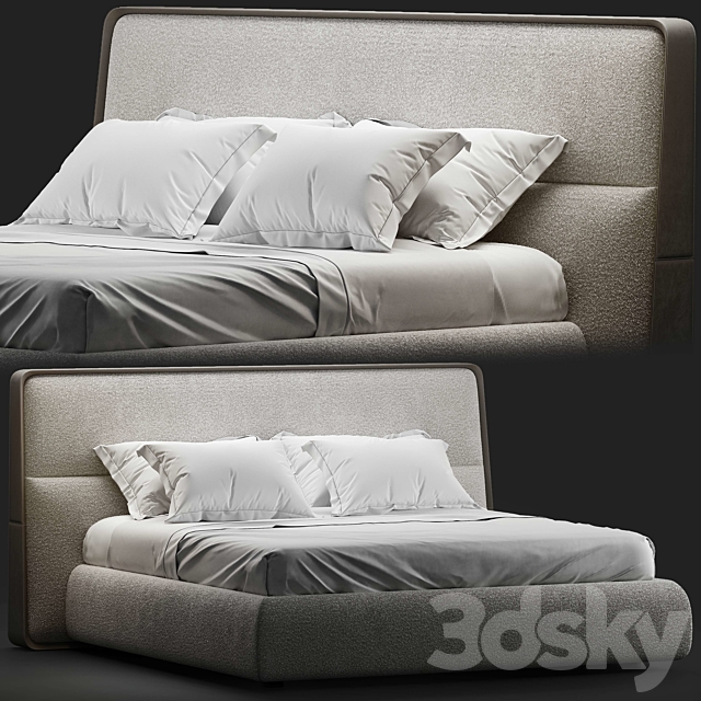 Giorgetti frame bed 3DSMax File - thumbnail 1