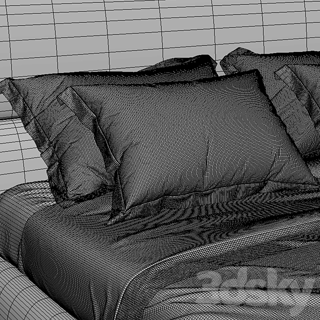 Giorgetti frame bed 3DSMax File - thumbnail 6