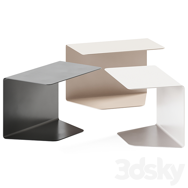 Cozy 1 Low Table Mdf Italia _ Side Table 3DSMax File - thumbnail 1