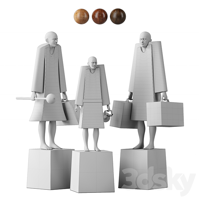 Family sculptures 3dsky