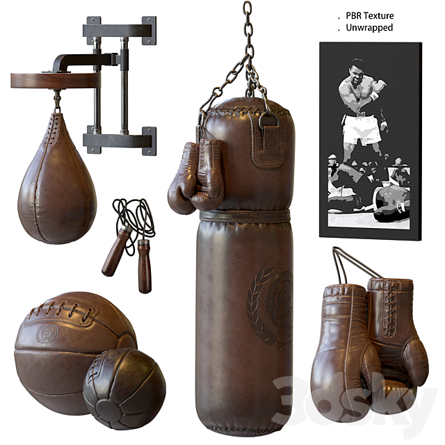 Boxing Equipment 3DSMax File - thumbnail 1
