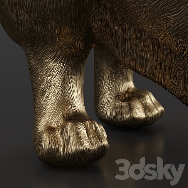 Royal Standing Corgi 3dmodel