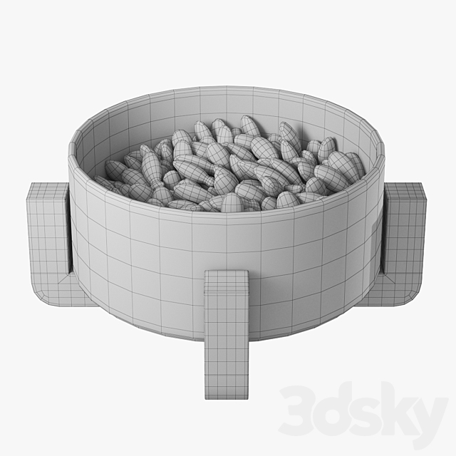 Bowl on stand 3dmodel
