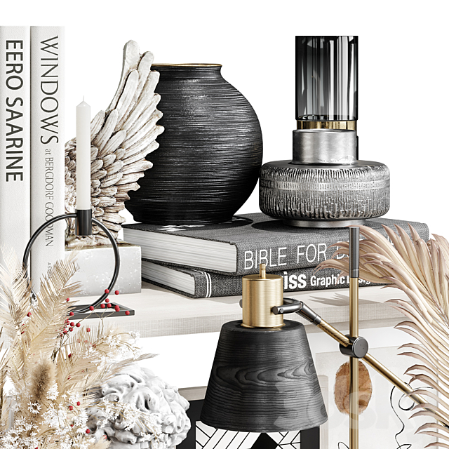 Decorative set 26 3dsky
