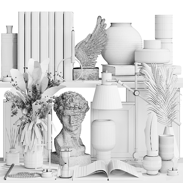 Decorative set 26 3dmodel