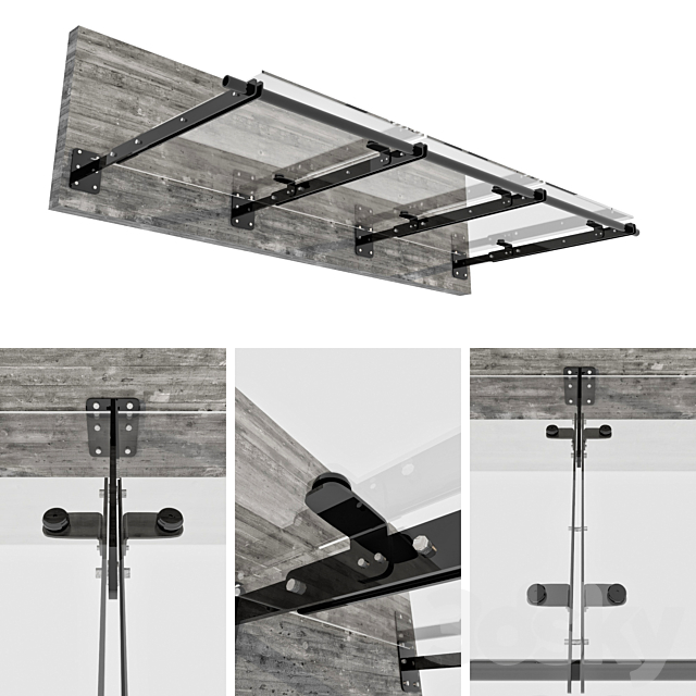 Glass Canopy No10 3d
