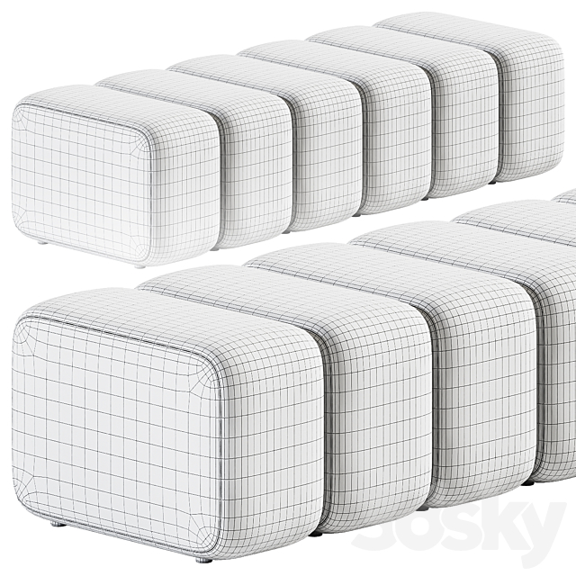 Modul Pouffe S800 by Bla Station _ Modul Pouffe 3dsky