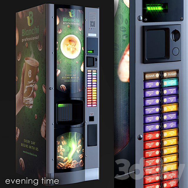 Coffee machine. Vending machine. Terminal. Bianchi 3DSMax File - thumbnail 6