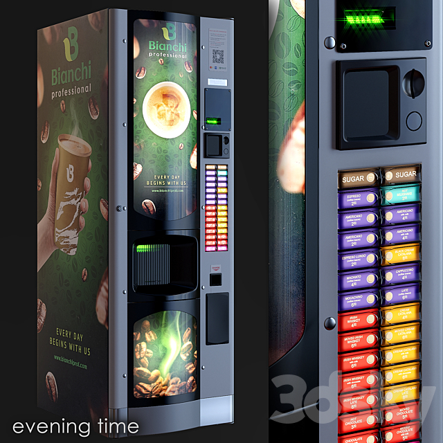 Coffee machine. Vending machine. Terminal. Bianchi 3dmodel