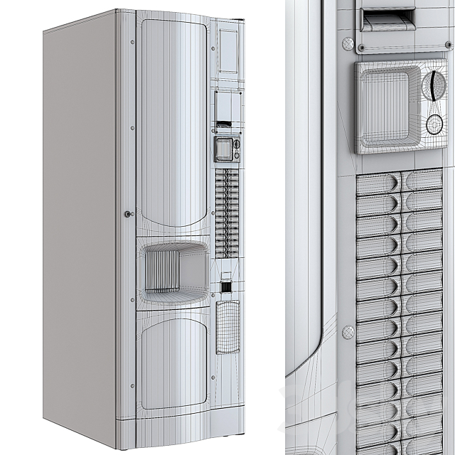 Coffee machine. Vending machine. Terminal. Bianchi 3d Download