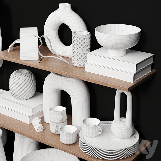 decorative set 07 3dsky