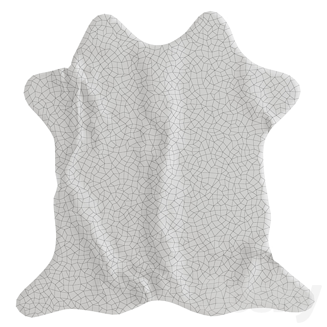 Cowhide Rug Zebra 3dskyfree
