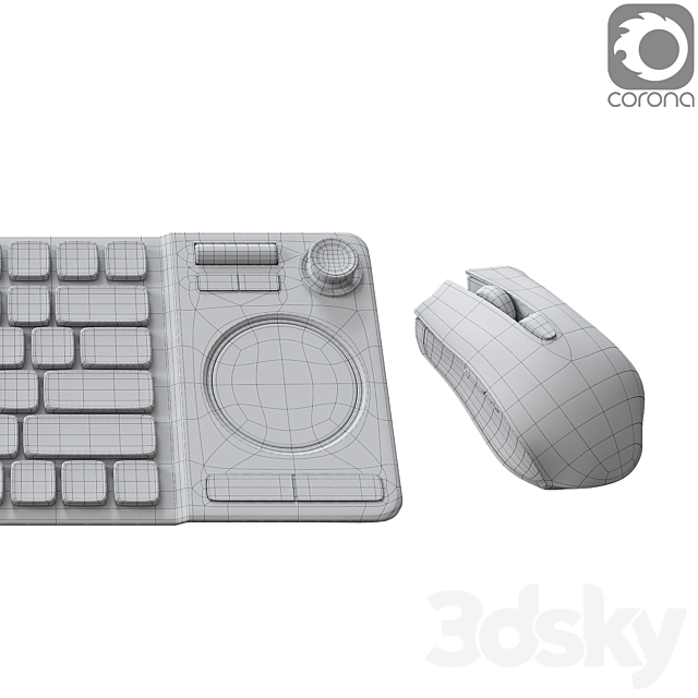 Corsair`s Keyboard and mouse 3dsky