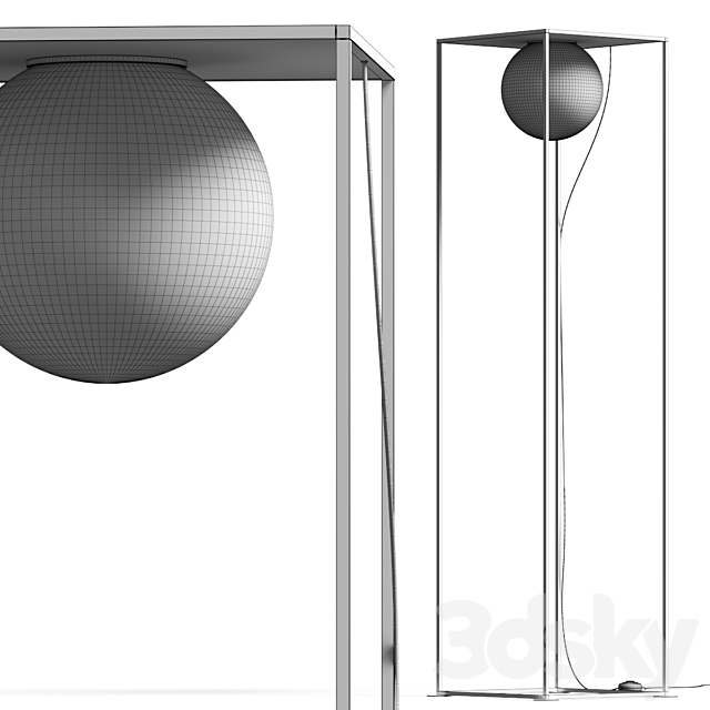 Vesoi Multiplo Floor Lamp 3d