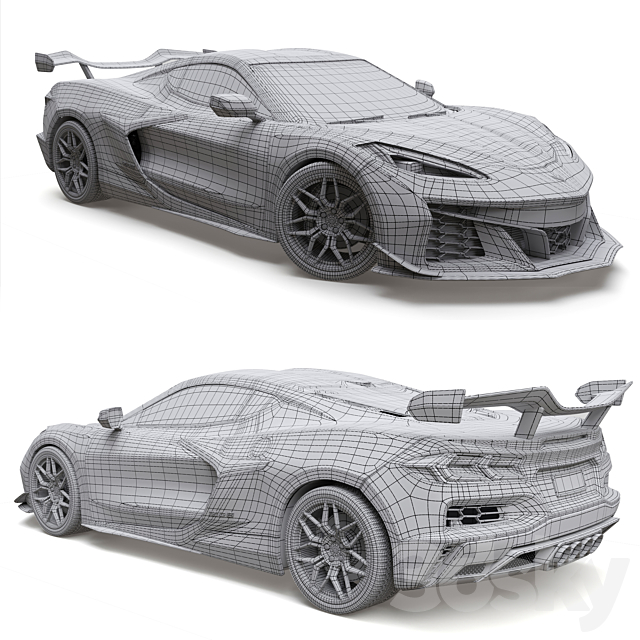 Chevrolet Corvette Z06 2023 3dmodel