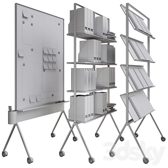 Office set 3dmodel