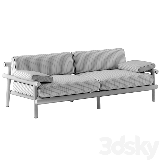 Ayana sofa by B&B Italia 3d