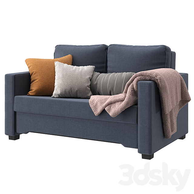 IKEA BACKSEDA 2-seater sofa bed. 2 colors 3DSMax File - thumbnail 4