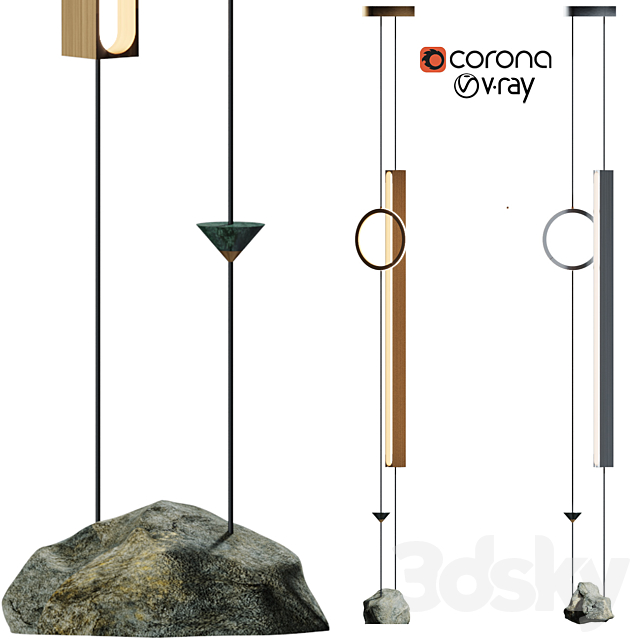 Milky Way Floor-to-ceiling Column 3d