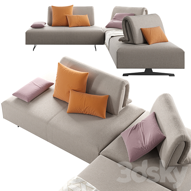 Abbraccio Light Lecomfort Sofa 3dskyfree