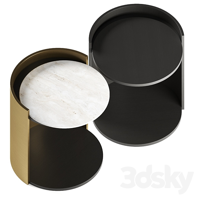 Rossato Arredamenti Rever Side Table 3d