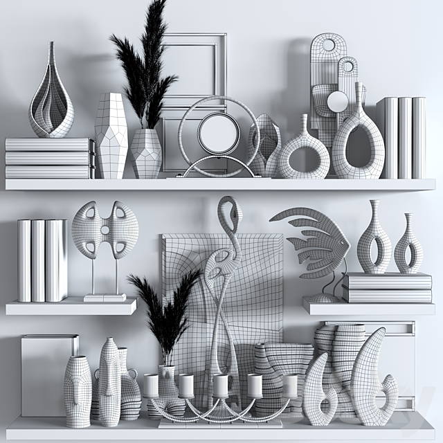 decorative set 02 3dsky