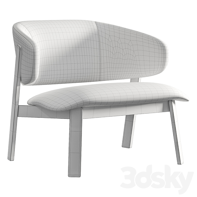 Wolfgang Armchair 70 by Luca Nichetto 3DSMax File - thumbnail 3