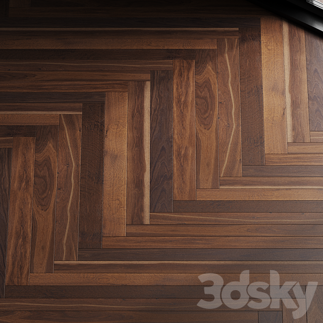 Oak parquet board 08 (wood floor set) 3DSMax File - thumbnail 3