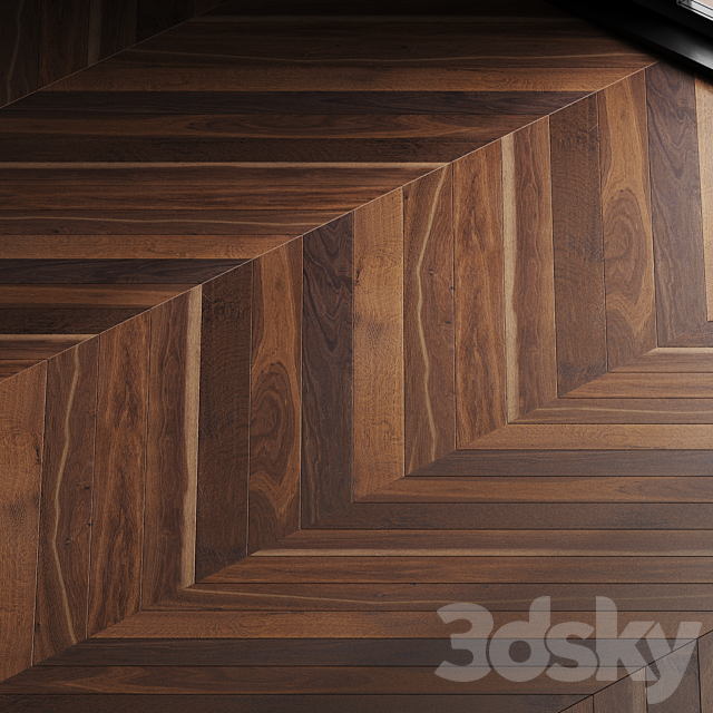 Oak parquet board 08 (wood floor set) 3DSMax File - thumbnail 4