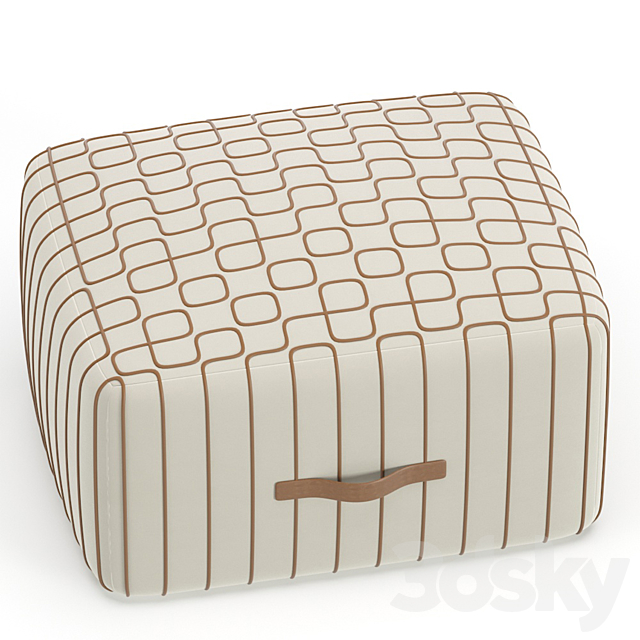 Pouf Target 4 Set 3d