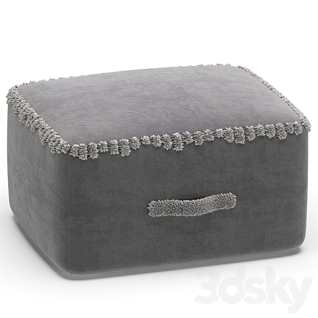 Pouf Target 4 Set 3dsky