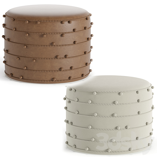 Pouf Target 4 Set 3dskyfree