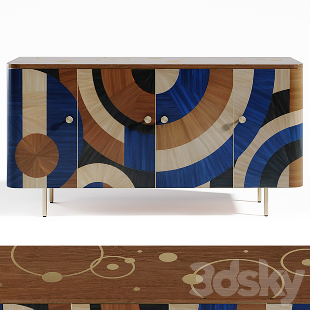 SOLOMIA CABINET Color scheme 2 BI 3d