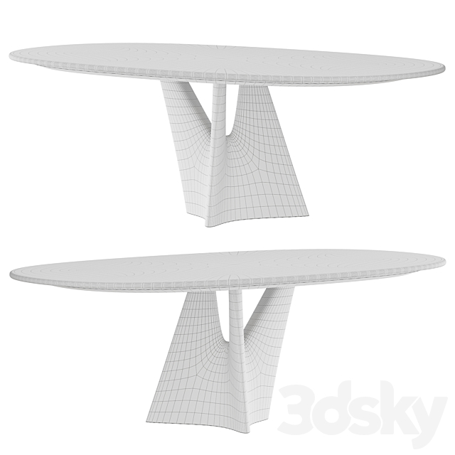 Poltrona Frau INFINITO | Table 3d