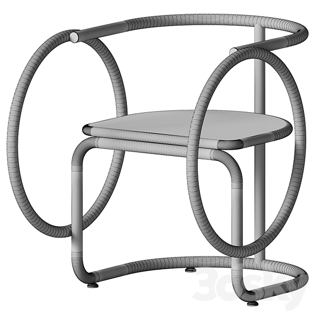 Hoop Chair – Subin Seol 3DSMax File - thumbnail 3