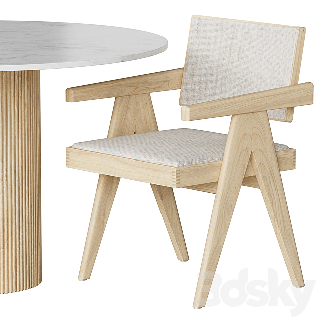 Ormes Edem Table and chairs by Cosmo 3dsky