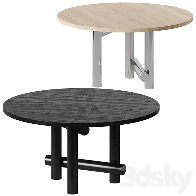 Kenny Dining Table – Egg Collective 3DSMax File - thumbnail 1