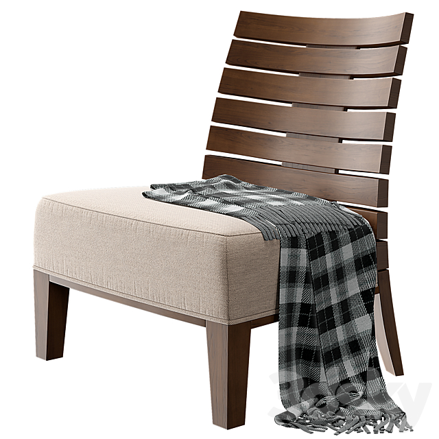 Costantini Pietro Charm Lounge Chair 3DSMax File - thumbnail 1