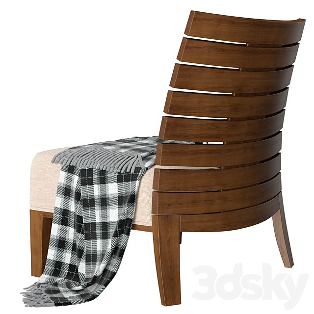 Costantini Pietro Charm Lounge Chair 3DSMax File - thumbnail 3