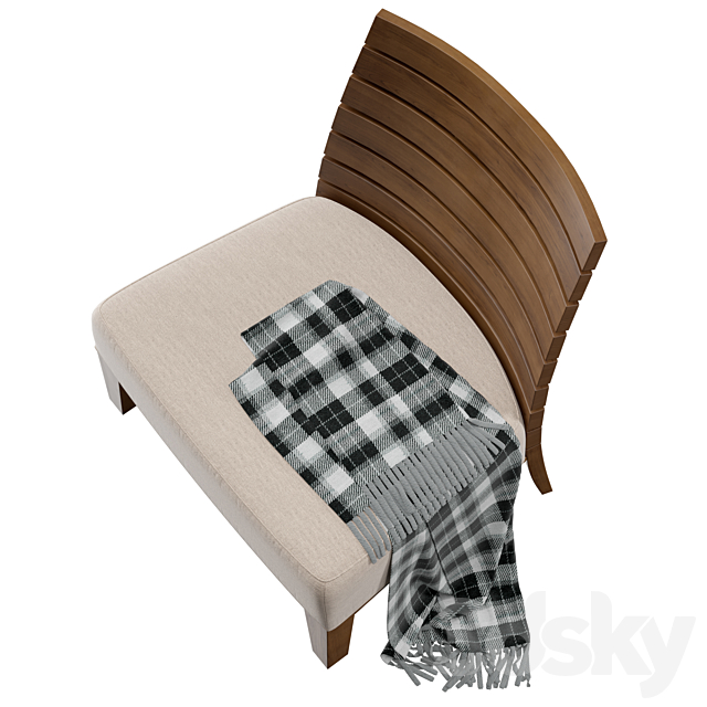 Costantini Pietro Charm Lounge Chair 3DSMax File - thumbnail 5