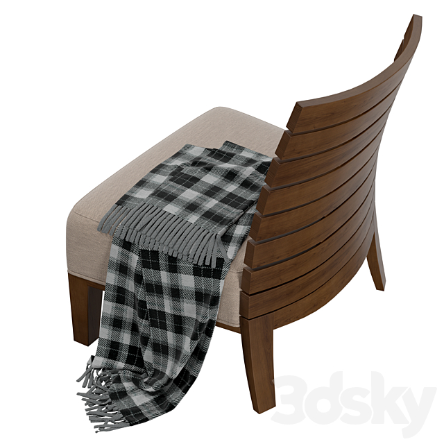 Costantini Pietro Charm Lounge Chair 3DSMax File - thumbnail 6