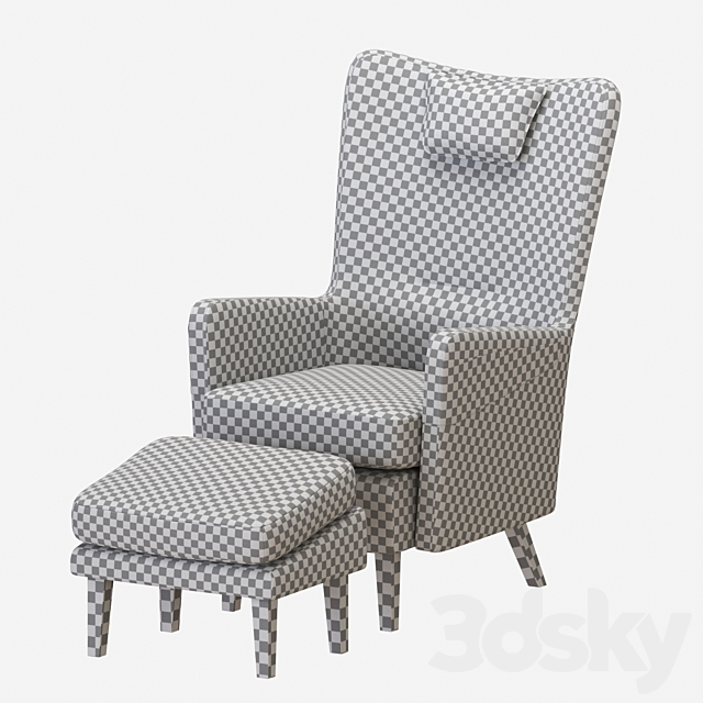 IKEA OMTANKSAM Armchair Arm chair 3D Models