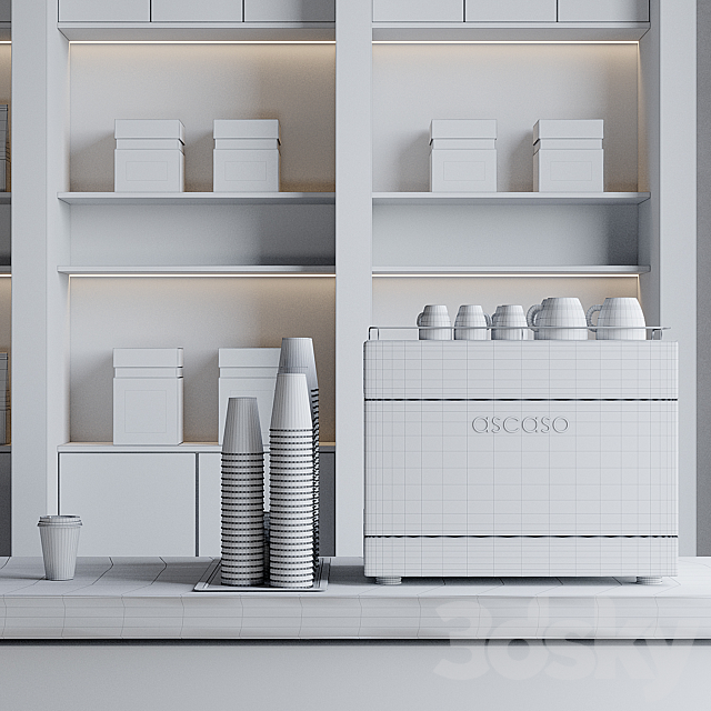 Coffeeshop 2 Morecoffee 3dmodel
