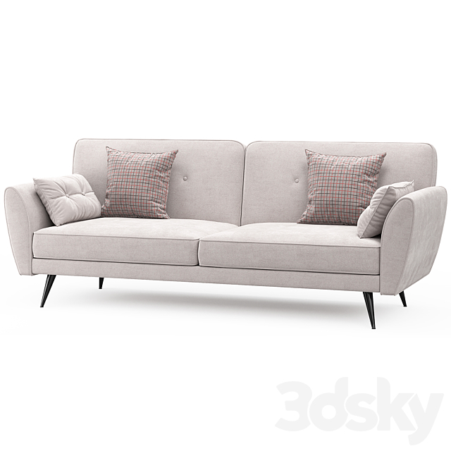 Edinburgh Beige sofa bed Sofa 3D Models