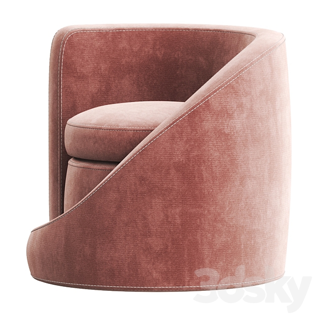 Pair of Spiral Lounge Chairs 3DSMax File - thumbnail 3