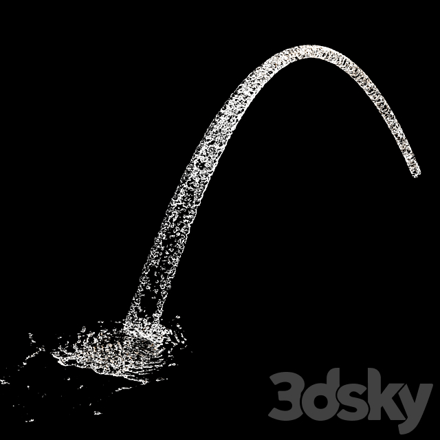 liquid water fountain 3dskyfree