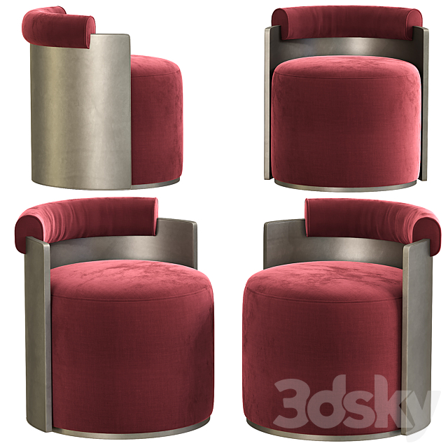Poltrona | modern armchair 3DSMax File - thumbnail 2