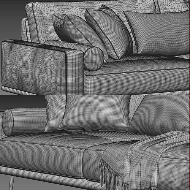 BoConcept Carlton Sofa 3dsky