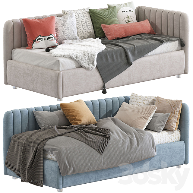 Modern style sofa bed 236 3DSMax File - thumbnail 1