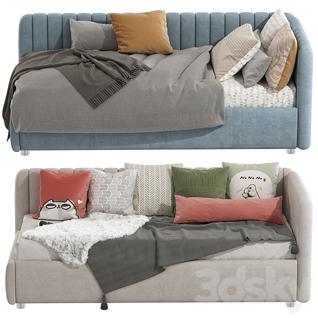 Modern style sofa bed 236 3DSMax File - thumbnail 2